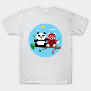 Panda & Red Panda T-Shirt